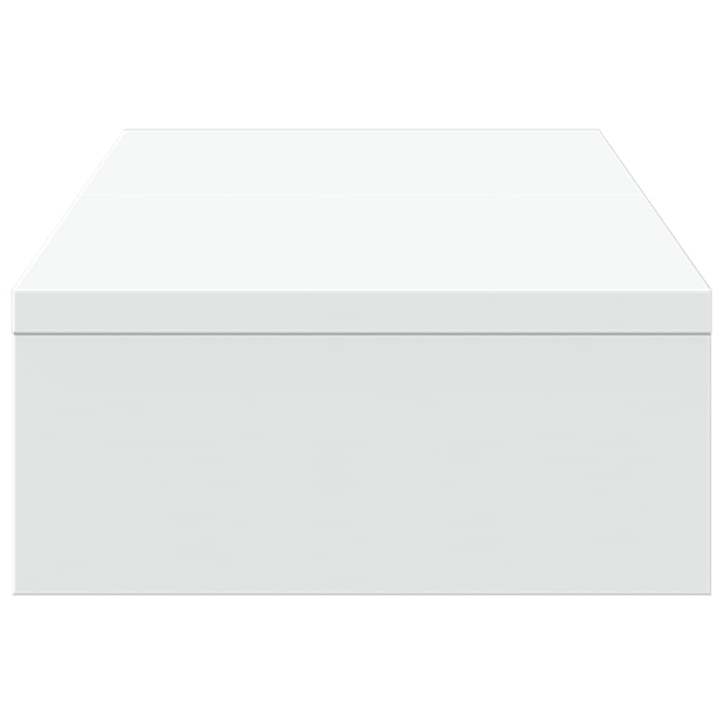 Support de moniteur | Support d'écran réglable blanc bois d'ingénierie CFW310778 - 5