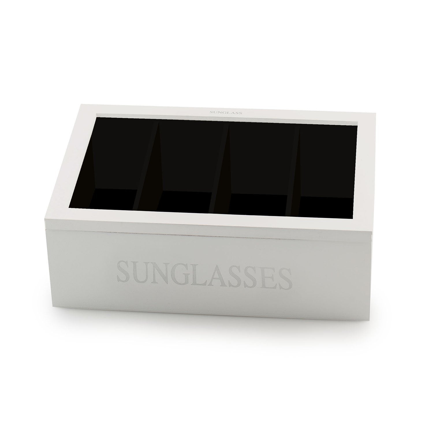 Miroir Mural Original En Forme De Lunettes De Soleil En Bois - 48x22 Cm - Idée Cadeau Déco
