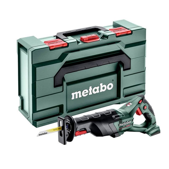 Metabo SSE 18 LTX BL Scie sabre sans fil 18 V Brushless Solo + Coffret Metabo ( 602267840 ) - sans batterie, sans chargeur