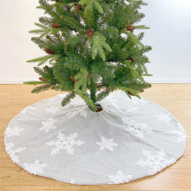 Jupe D'arbre De Noël Grise Dremisland, Jupe D'arbre De Noël Tricotée De