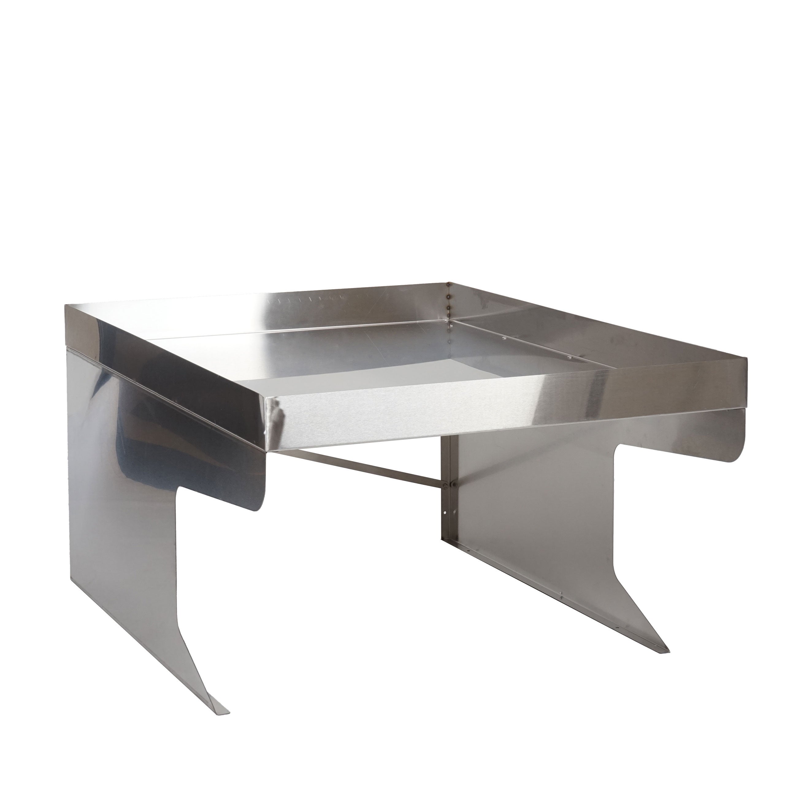 Zrobotyzowany garaż na kosiarkę XL z pojemnikiem na sadzarkę HWC-G60, zadaszenie na kosiarkę, metal 47x70x100cm ~ stal nierdzewna