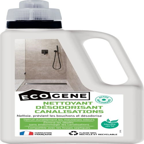 NETTOYANT DÉSODORISANT CANALISATIONS ECOGENE 1 L - 2