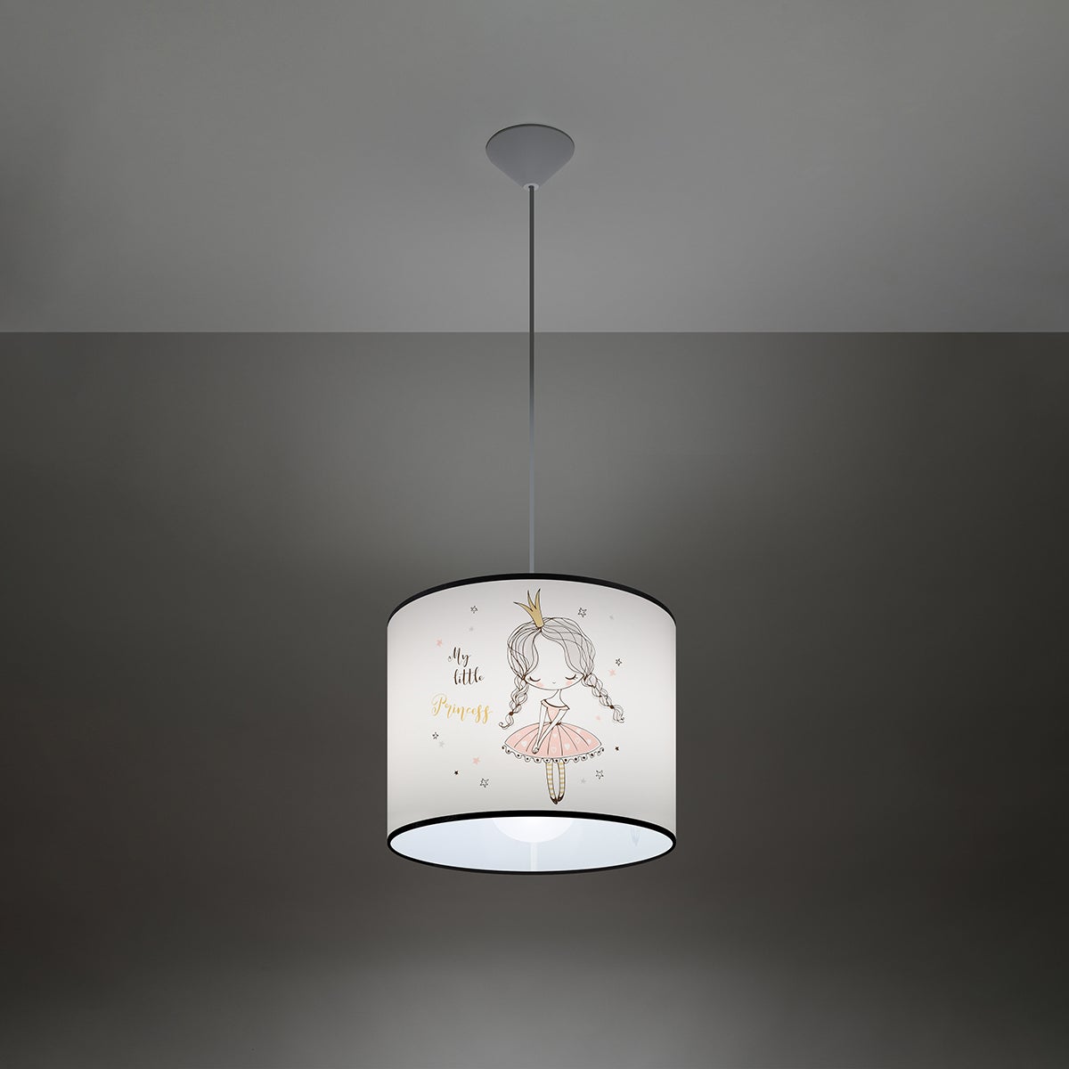 Lampa wisząca PRINESA 30 LED 3000K - 30x30x95cm Sollux
