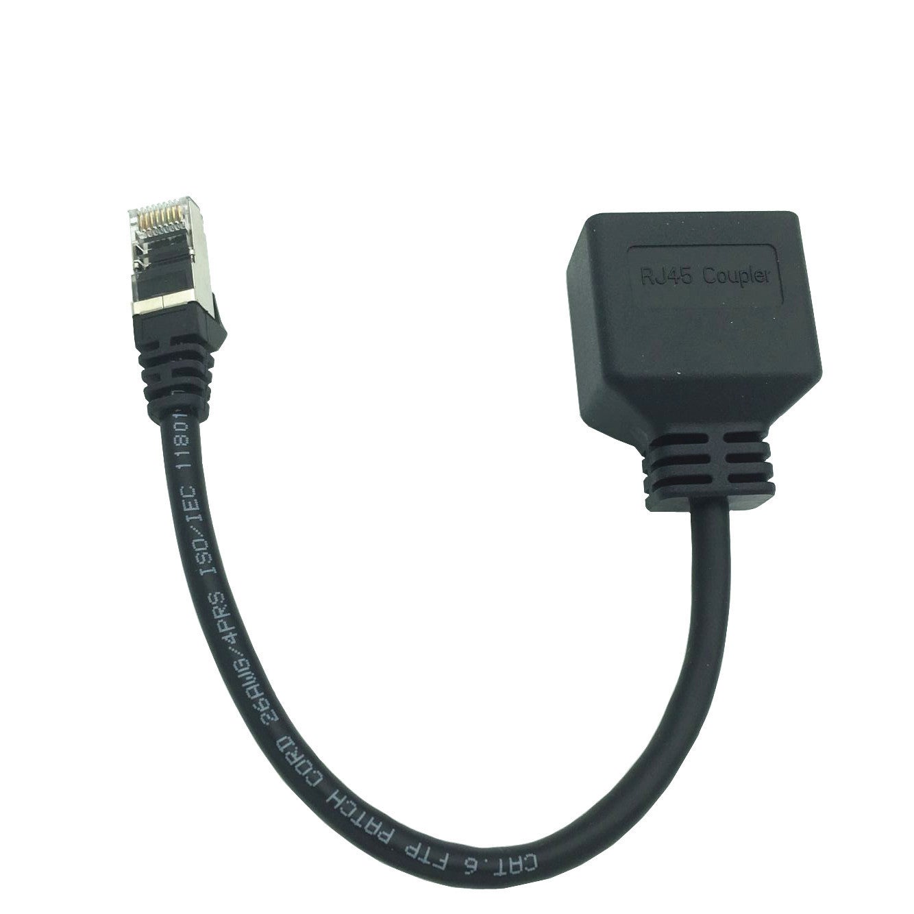 Adaptador divisor RJ45, adaptador de red Ethernet RJ45 de 1 a 2 puertos ...