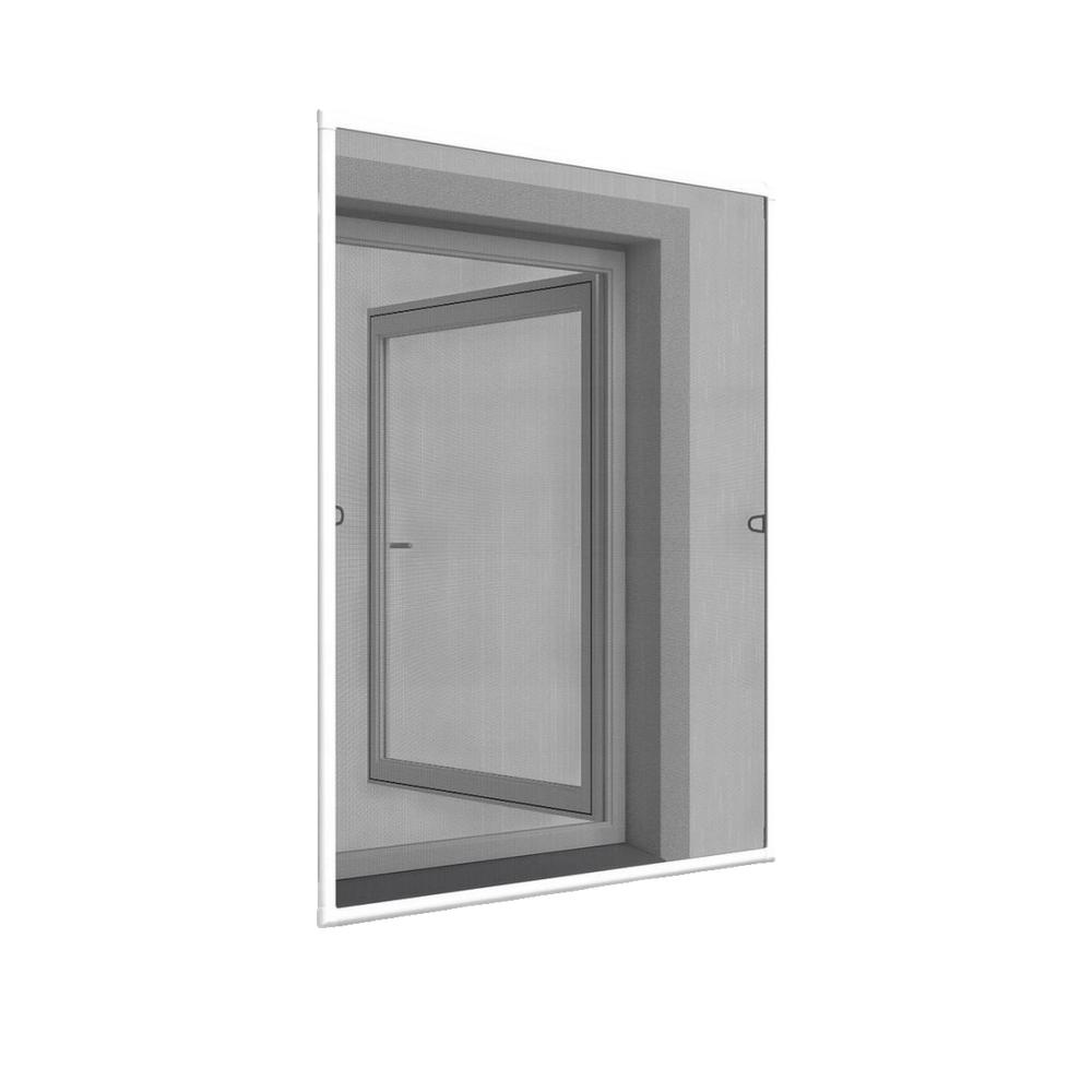 Siatka na owady Easy Life Basic Plus biała aluminiowa ramka bez wiercenia, łatwy montaż