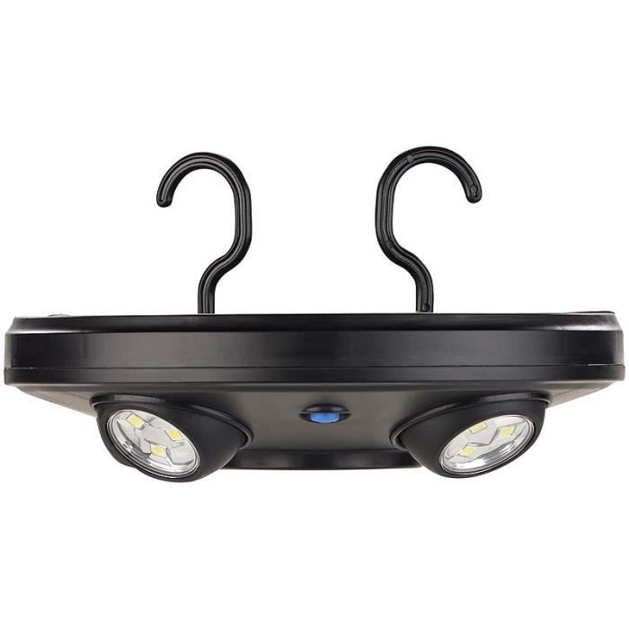 Lampe LED de Parasol 4x Spots Rotatifs + Télécommande - 2