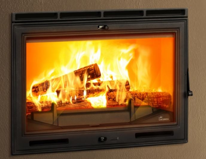 Lacunza  Bricosol, Chimenea Insertable A Leña Modelo Re 700 De , Leroy Merlin