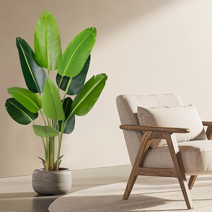 Planta Artificial Ave del Paraíso 160 cm – Strelitzia Realista de Estilo Tropical - 6