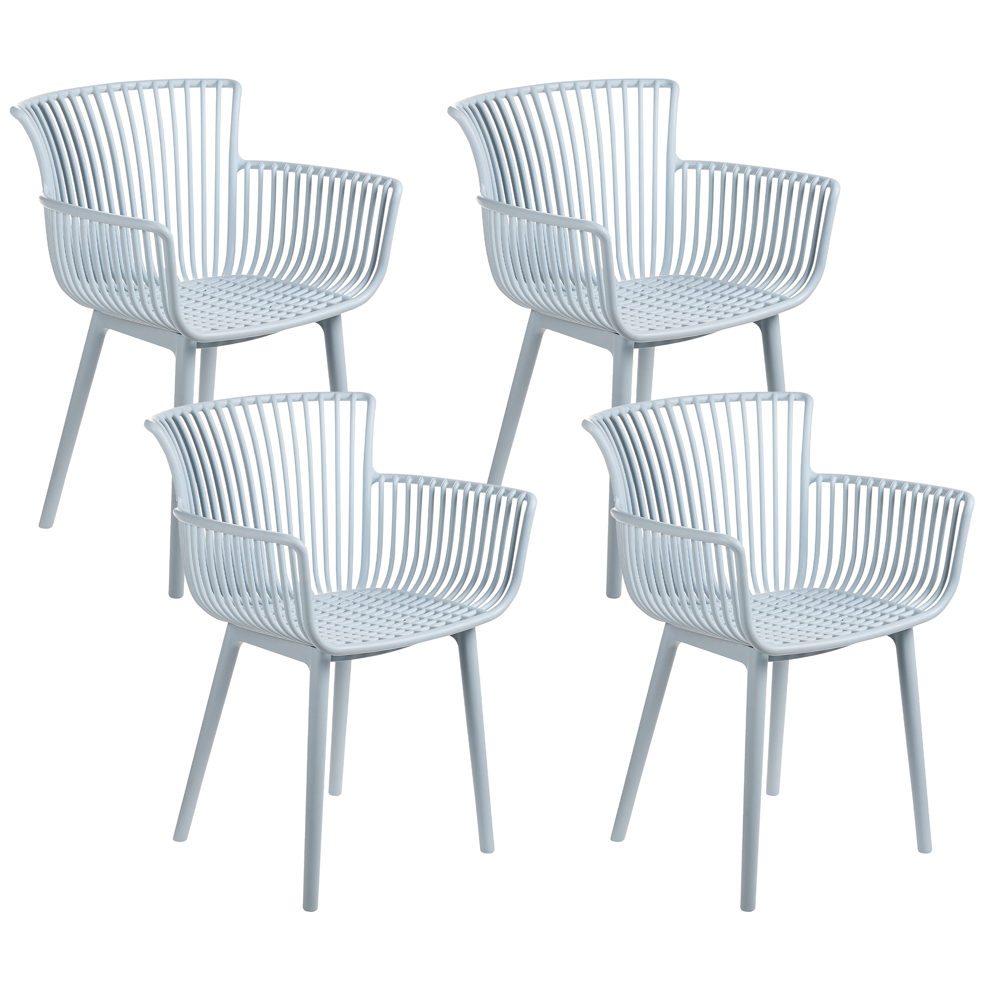 Lot de 2 chaises en simili cuir et métal - Vert olive Velura | Maisons du Monde