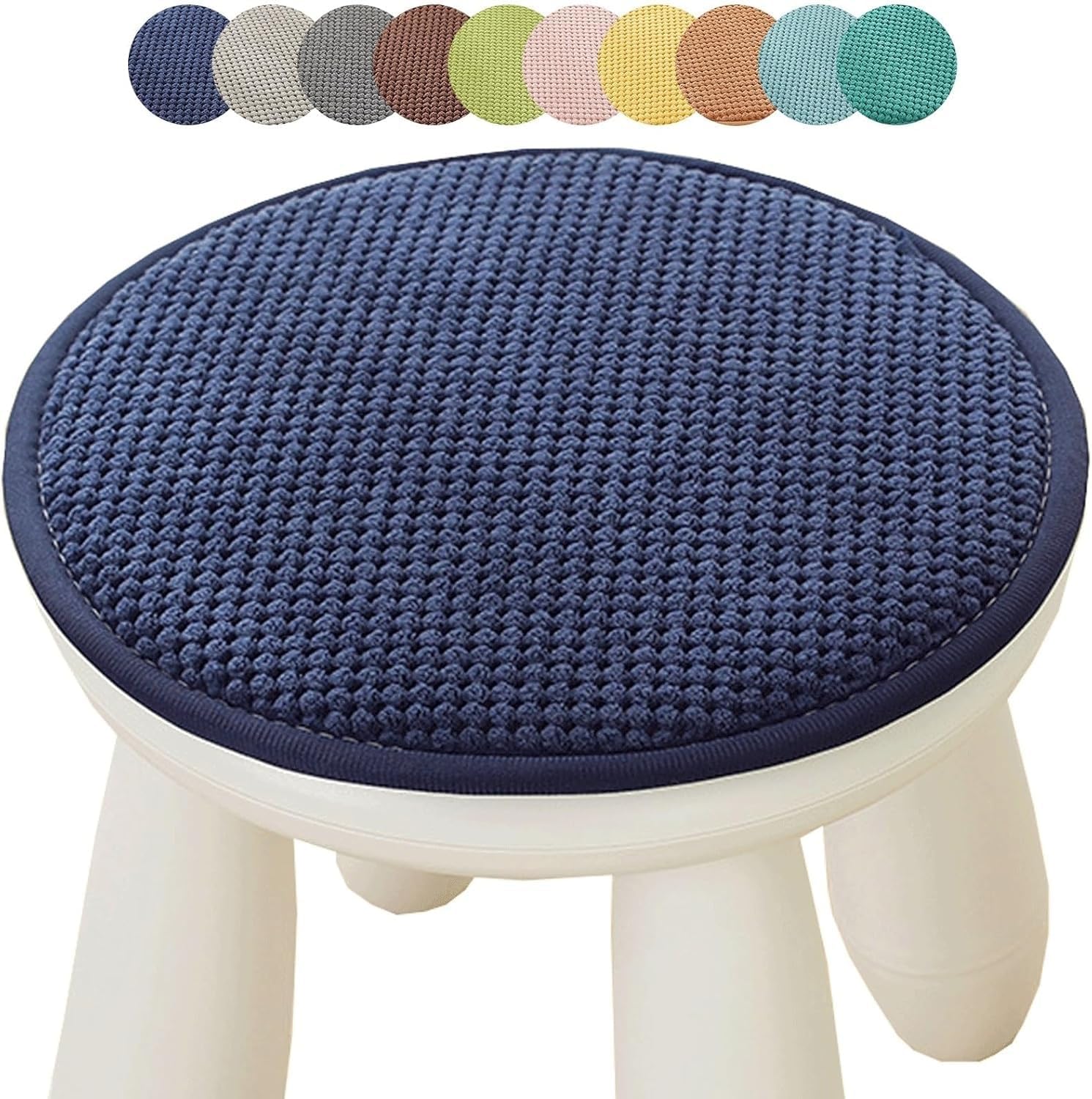 Coussin De Tabouret Rond Doux Et Confortable Avec Rembourrage En Mousse M Moire De Forme Bande Lastique Et Antid Rapante Coussin De Tabouret Rond Doux Et Confortable Avec Rembourrage En Mousse M Moire De Forme Bande Lastique Et Antid Rapante