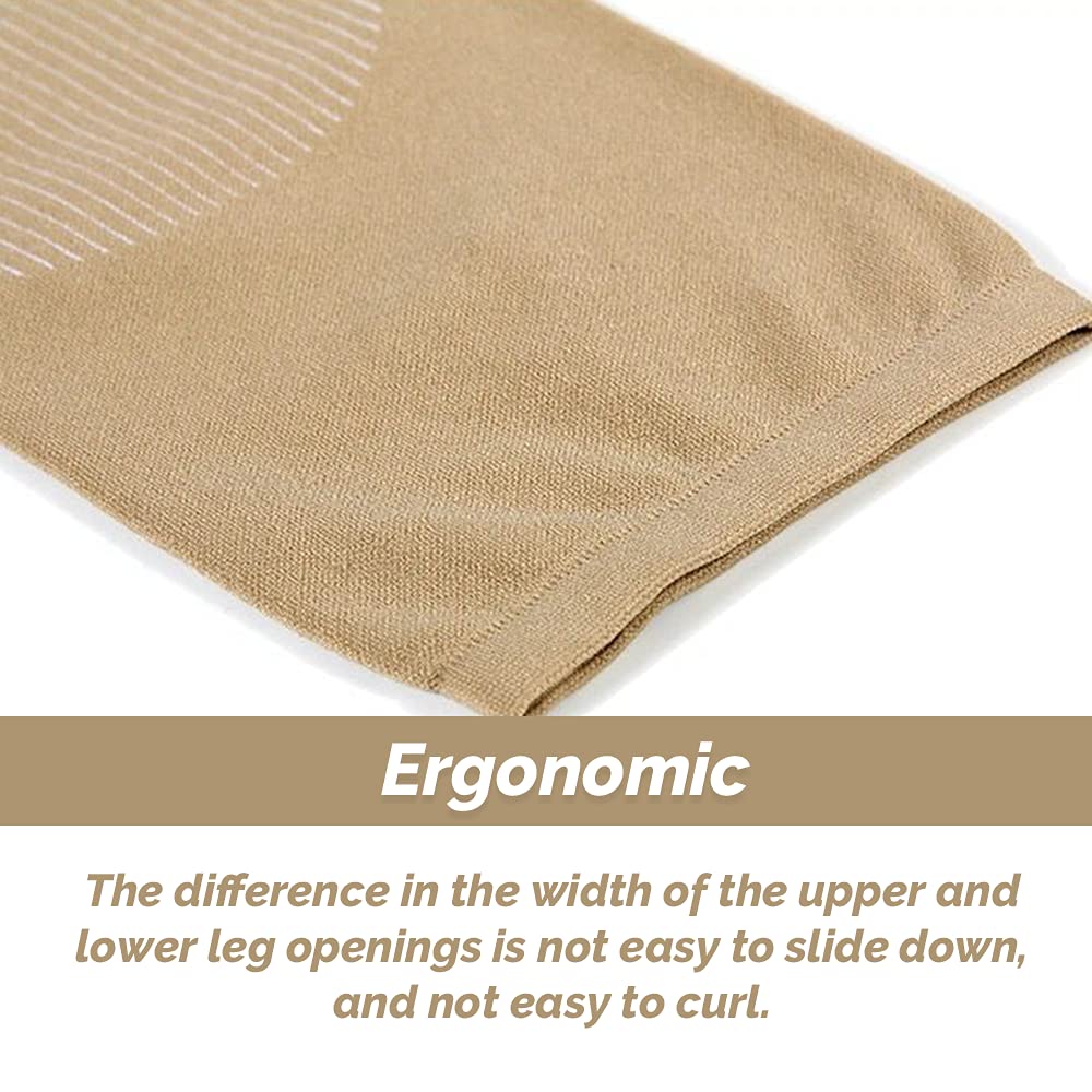 pares de joelheiras aquecidas e respiráveis em malha de cashmere elástica para alívio de dores articulares e artrite, ideais para academia, corrida e - 2