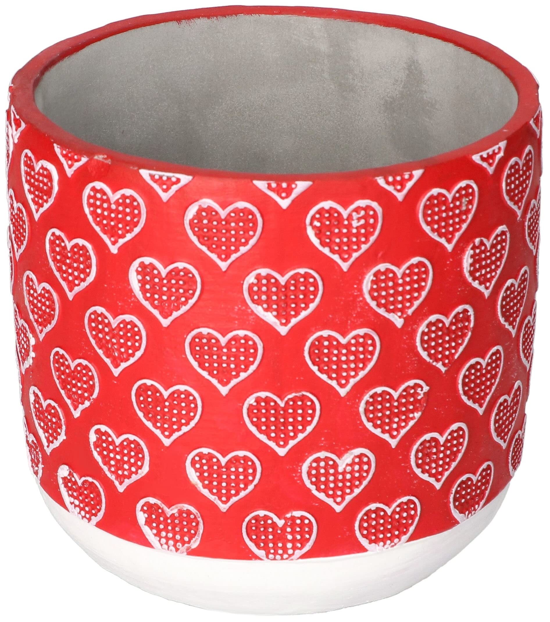 Doniczka donica fi 13 osłonka betonowa zdobiona - KOTARBAU