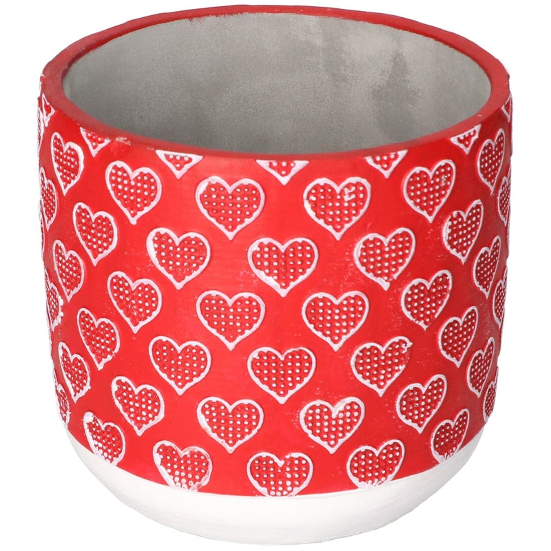 Doniczka donica fi 13 osłonka betonowa zdobiona - KOTARBAU