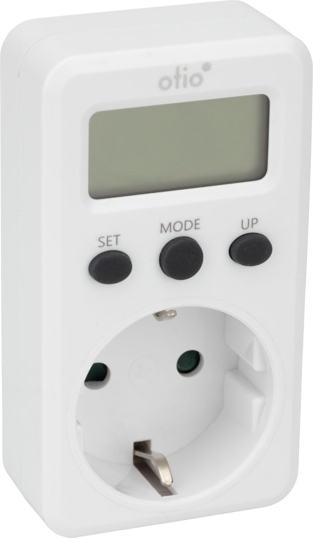 Contrôleur de consommation électrique Schuko - Blanc - Otio