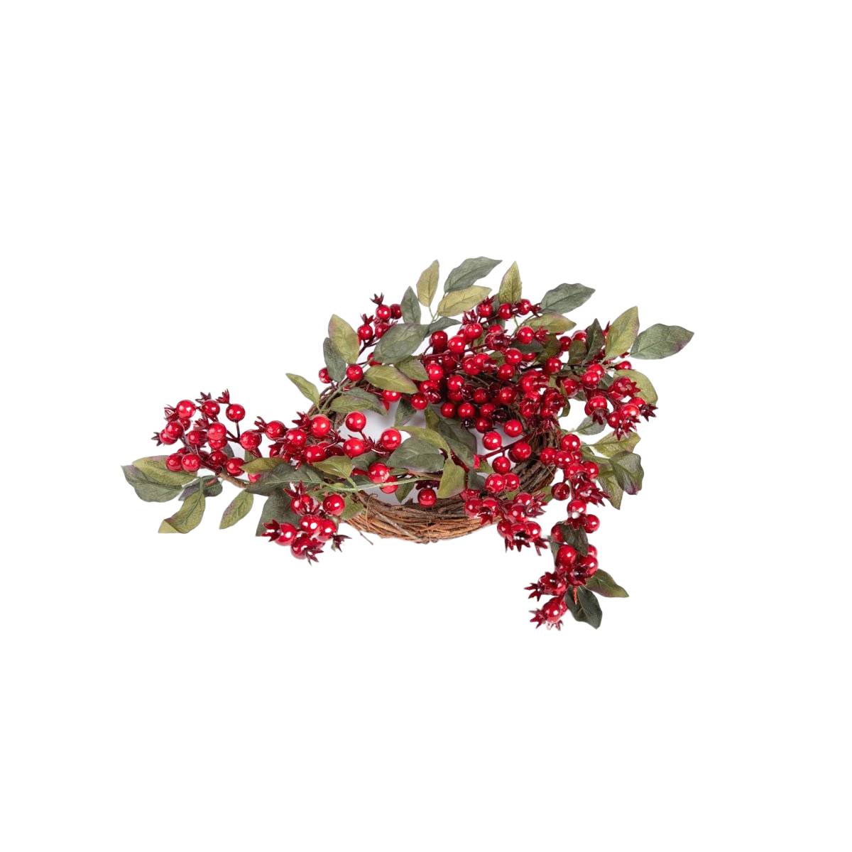 Wieniec RUBY HAWTHORN czerwony 40 cm HOMLA