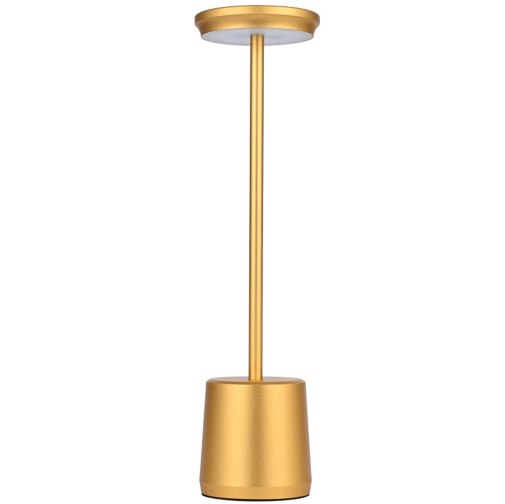 Akumulatorowa, ściemniana, dotykowa lampka biurkowa do stolików nocnych (wersja Gold SE)