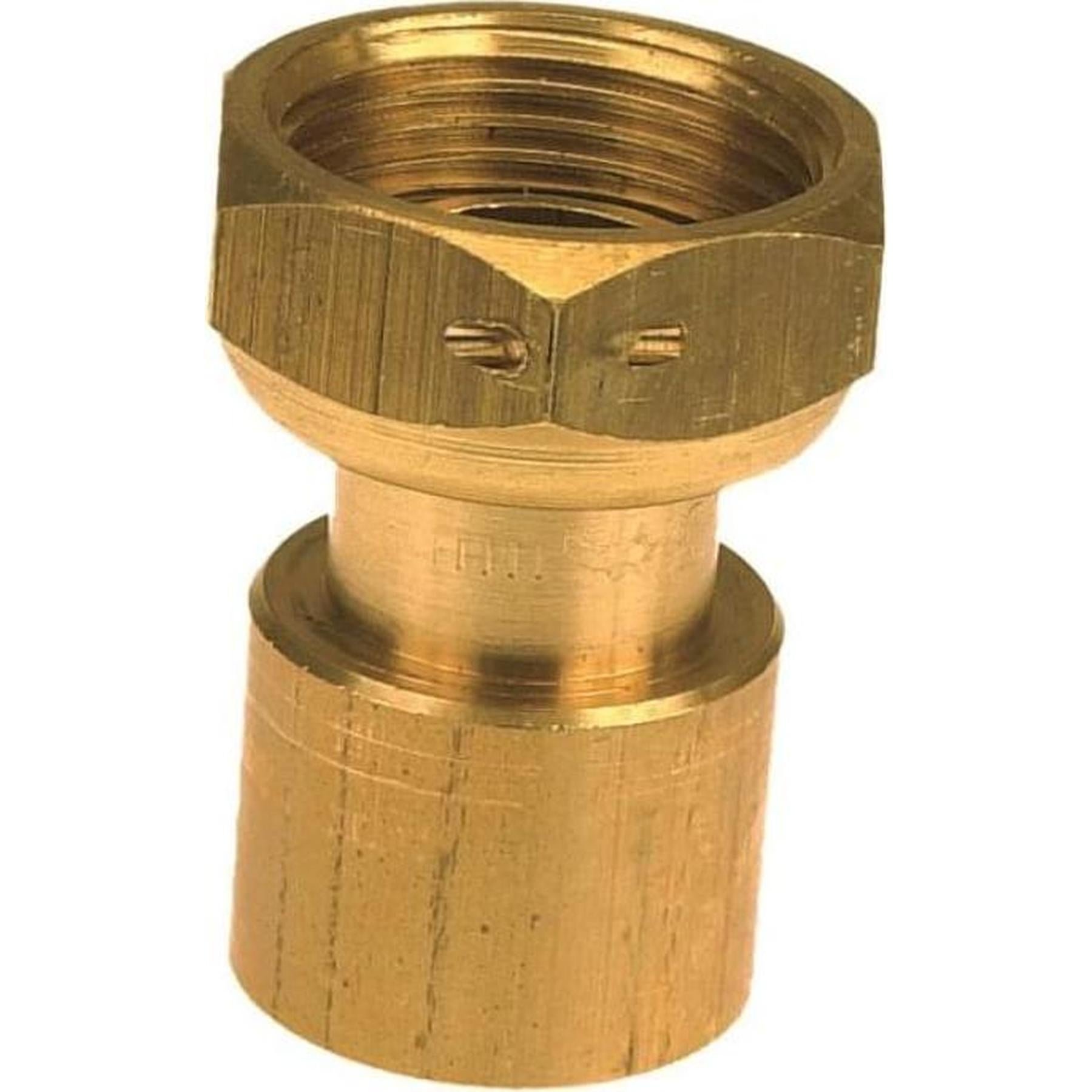 KOTARBAU Set 2 Raccordi Rapidi In Ottone Da 1/2 Pollice Per Tubo Da Giardino - Connettori Universali Anticorrosione