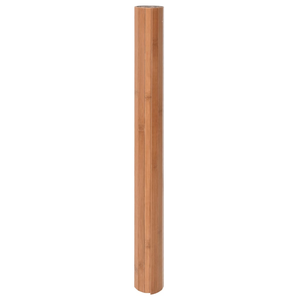 Tapis rectangulaire naturel 100x400 bambou - 3