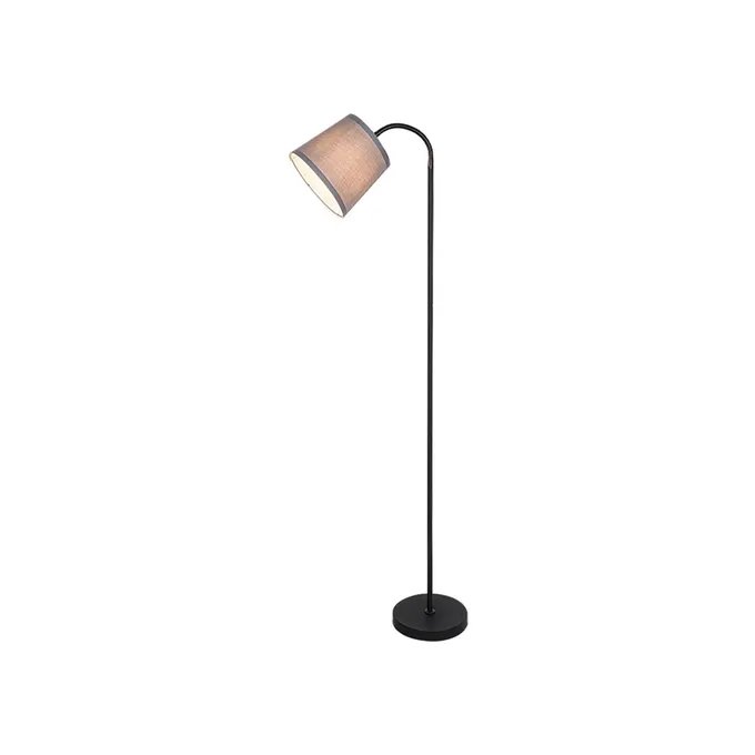 Lampa podłogowa stojąca Godric czarno-popielata 1xE27x25W wym: 141 x 20 x 20 cm metal Rabalux