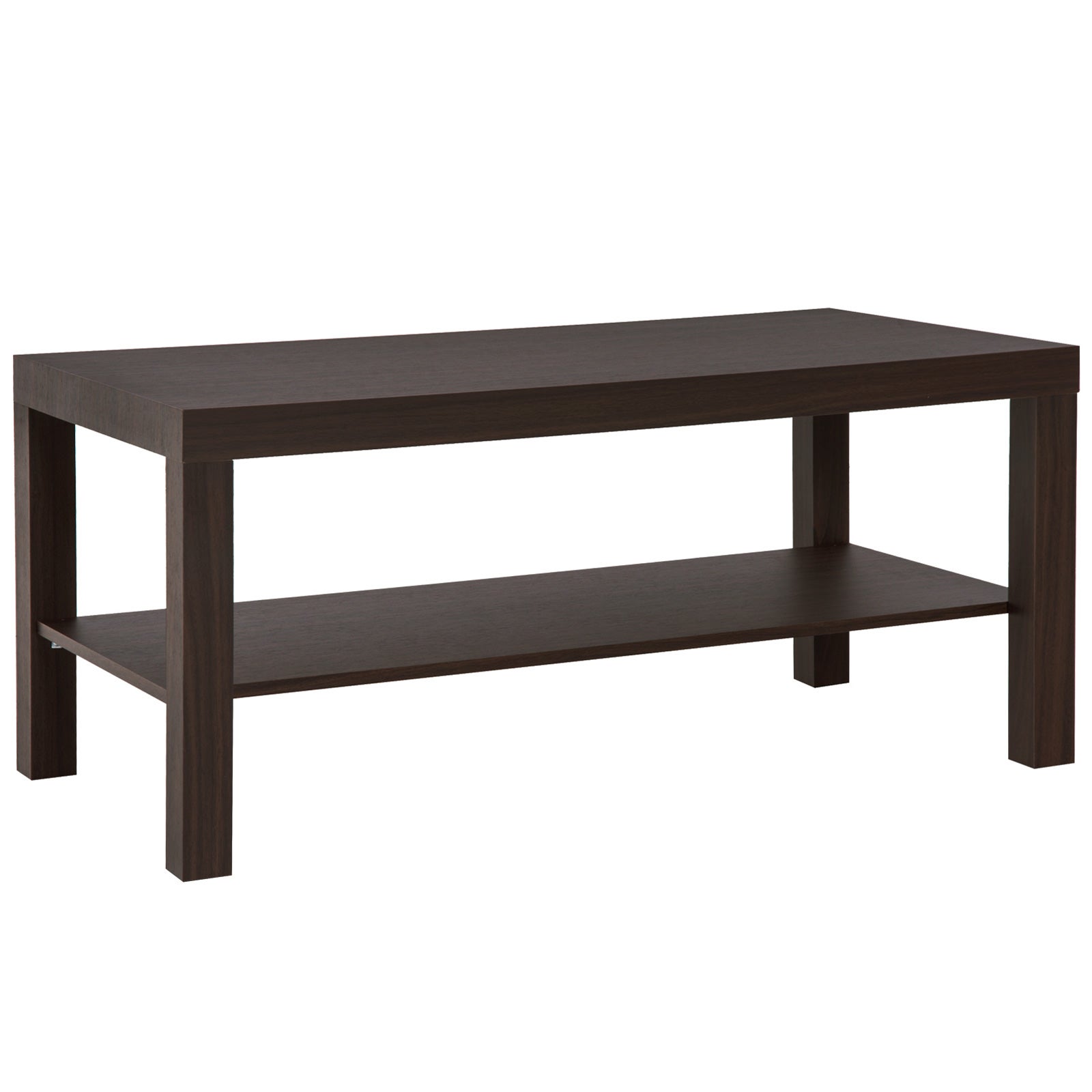 APICIZON 2 Tier Tavolino, Tavolino da Divano in Legno, 30 x 40 x 52 cm