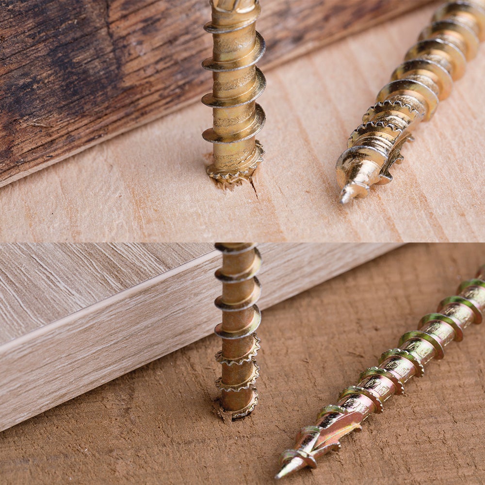 Tirafondo de alto rendimiento TEX Bicromatado. Huella PZ 3 x 16 (caja de 1.000 uds.) - 3