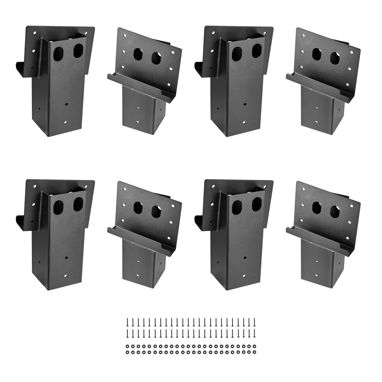 Uchwyty platformy VEVOR Uchwyty pasujące do belek konstrukcyjnych 88,9 x 88,9 mm Zestaw 8 sztuk