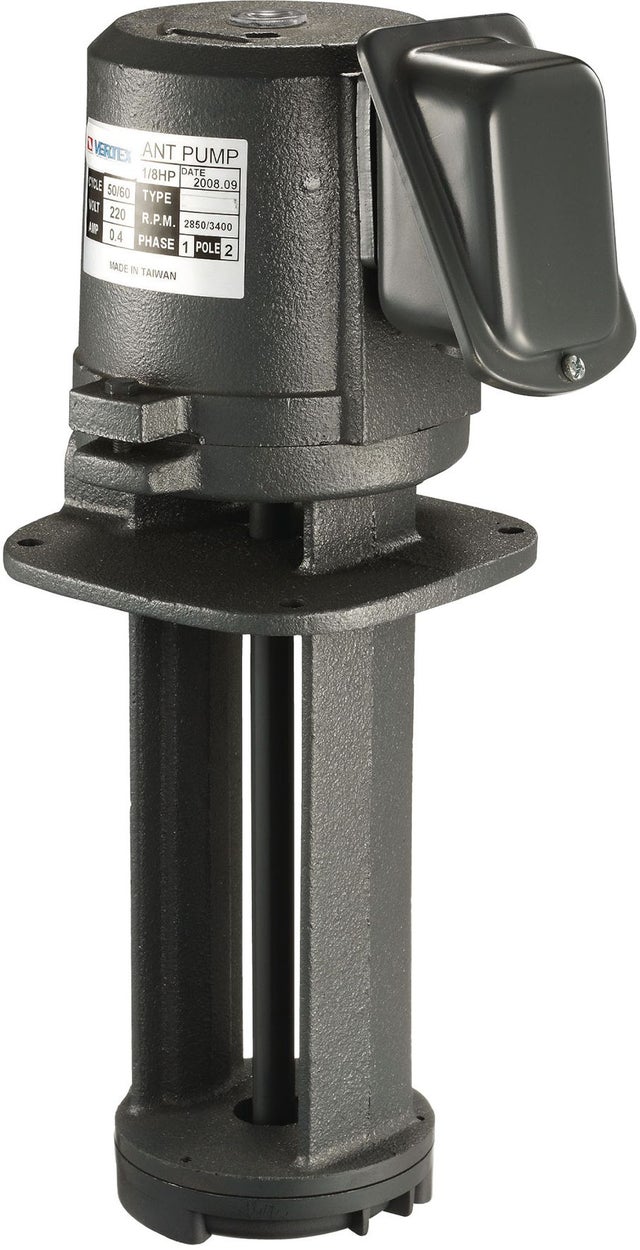 Pompe de refroidissement profondeur d'immersion 100 mm 93 W 1/8 CV 400V Vertex VWP-0810 400V