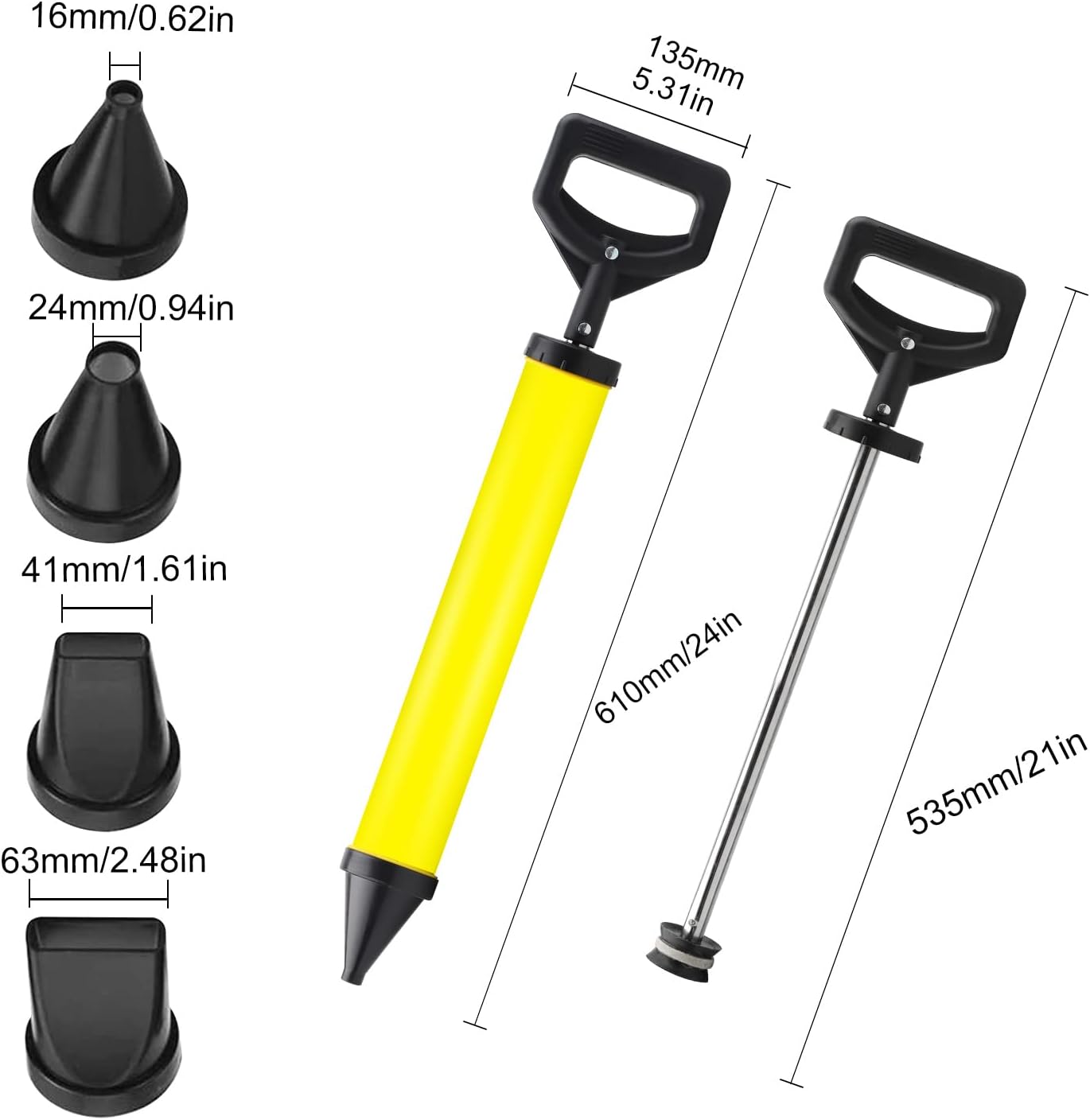Pompa Pistola Manuale Per Malta Stucco Stuccatura Calce Cemento - Foto 2