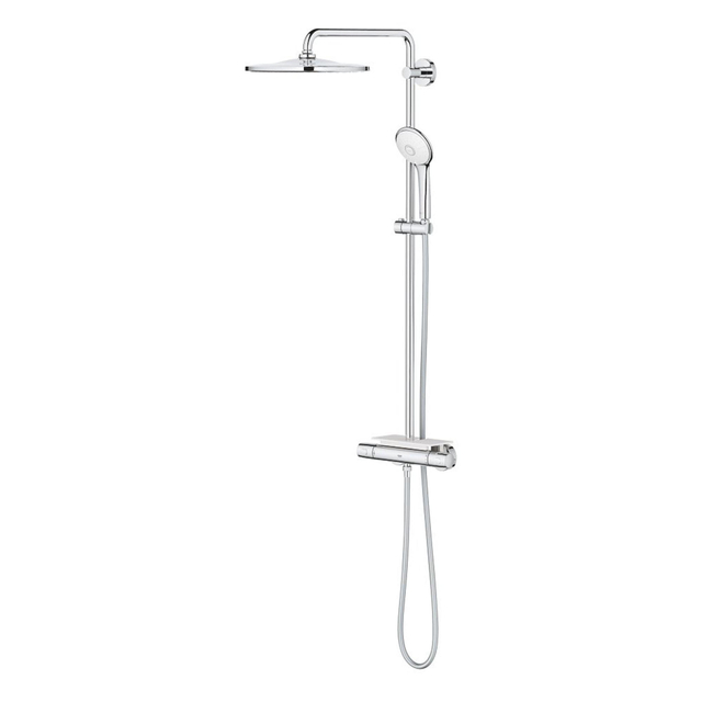 GROHE Euphoria system 310 colonne de douche thermostatique avec pomme de douche euphoria mono + 110 douchette de massage ronde chromée