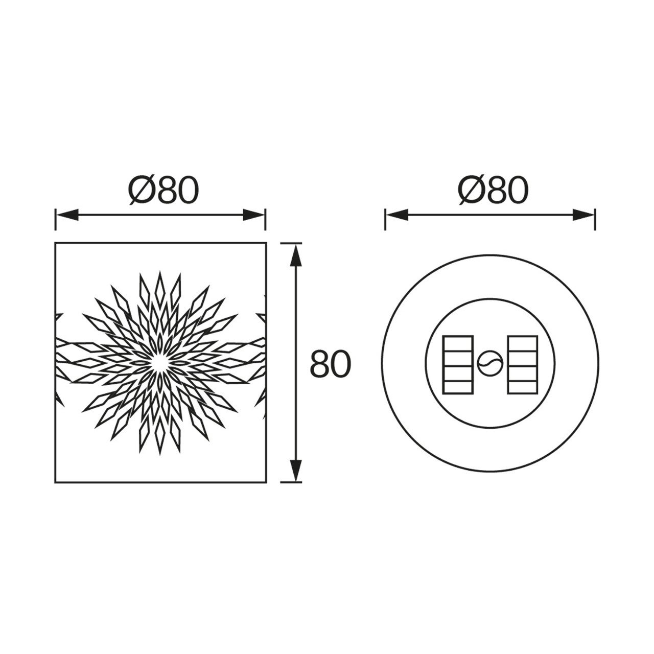 Latarenka ogrodowa solarna Celina beżowa LED 0.2W 4000K 3lm wym: 8 x 8 x 8 cm metal Struhm - 3