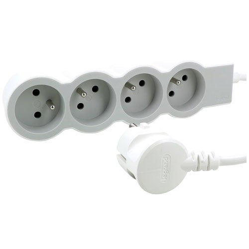 Bloc Multiprise Extra-plat À 4 Prises Legrand - 4x 2p+t - 3