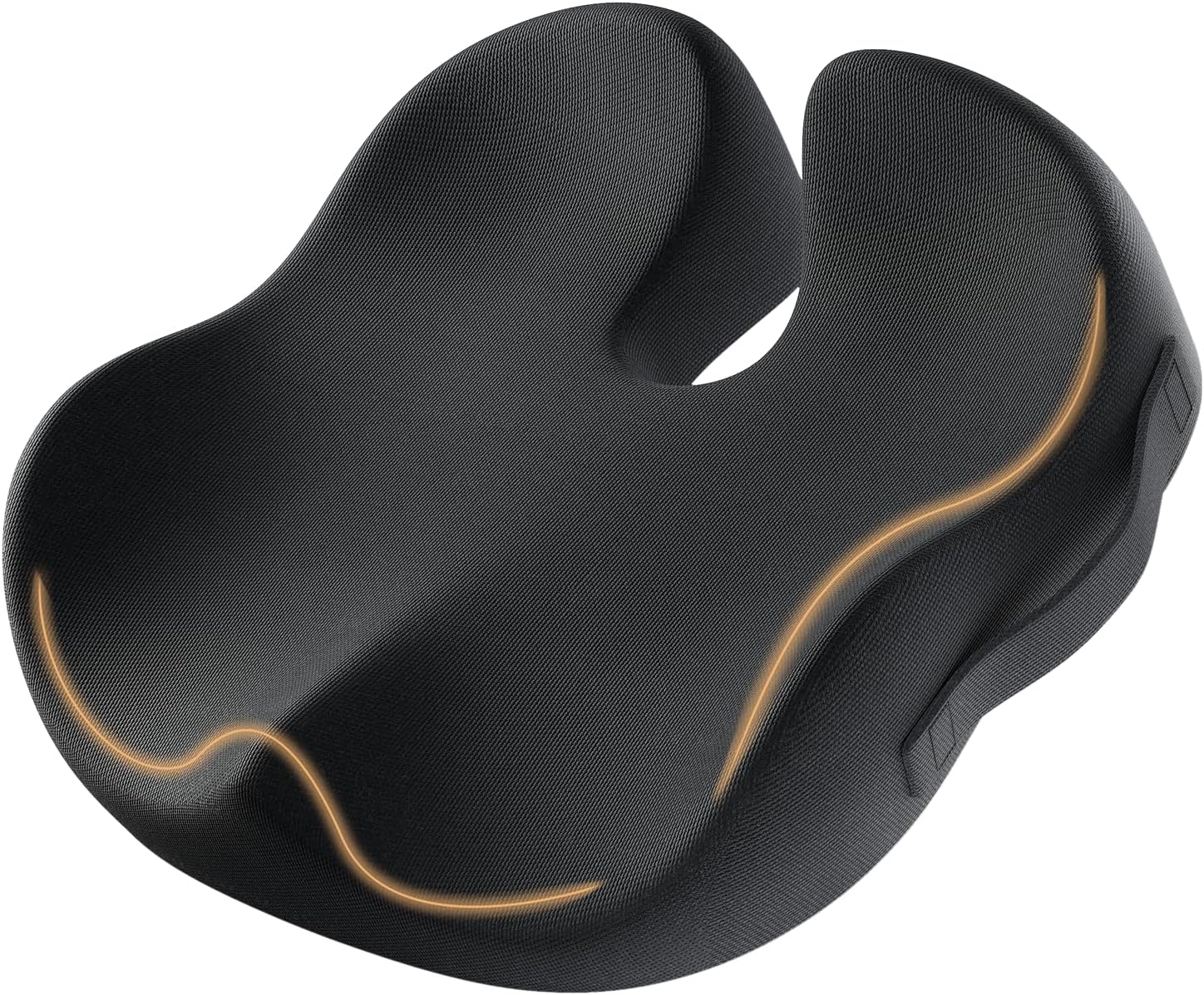 Cuscino Sedile In Gel TPE Per Ufficio, Gaming E Auto – X-Large, Viola E Nero, Antidolorifico