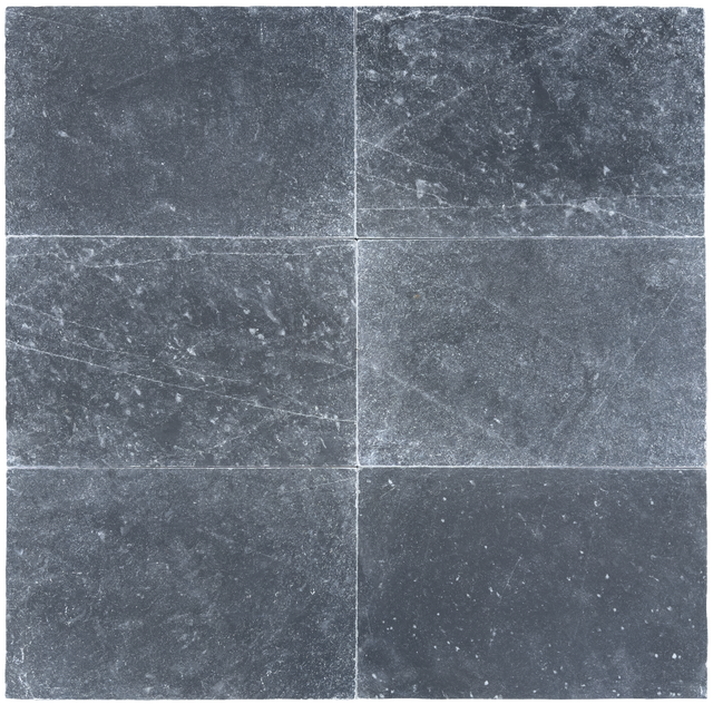 Carrelage sol intérieur/extérieur en marbre noir vieilli - 40,6 x 61 x 1,2 cm - C-NEGOCE