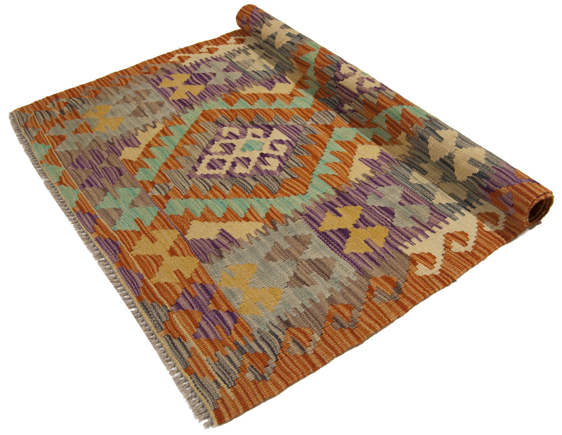 Oryginalny, autentyczny kilim, 120 x 83 cm, ręcznie robiony, łatwy do czyszczenia – styl rustykalny