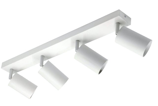 Lampa sufitowa wisząca Qualis biała 4xGU10x40W listwa wym: 14 x 59 x 6 cm metal IdeaLED