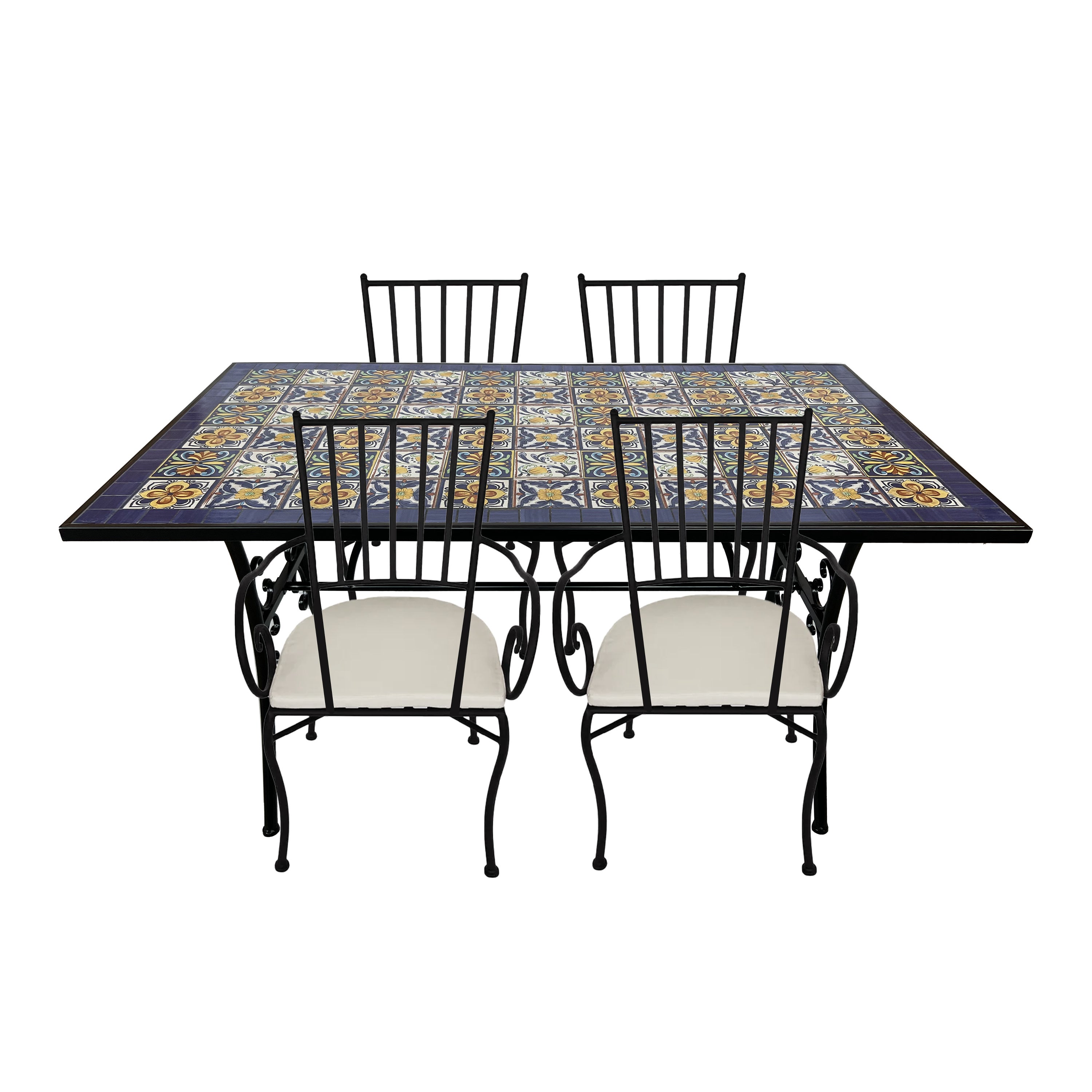DEMA Springfield Set Balcone In Polyrattan - 2 Sedie Pieghevoli E Tavolo, Antracite