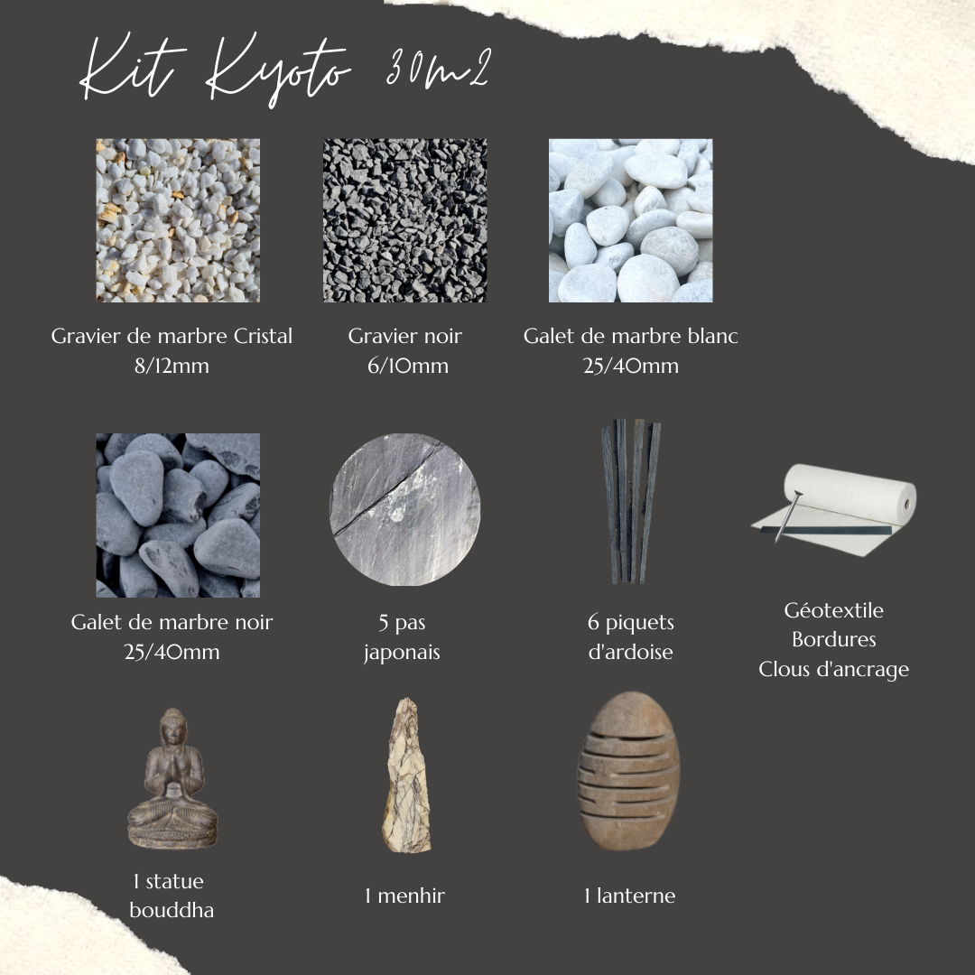 Kit décoration jardin Kyoto 30m2 - 3