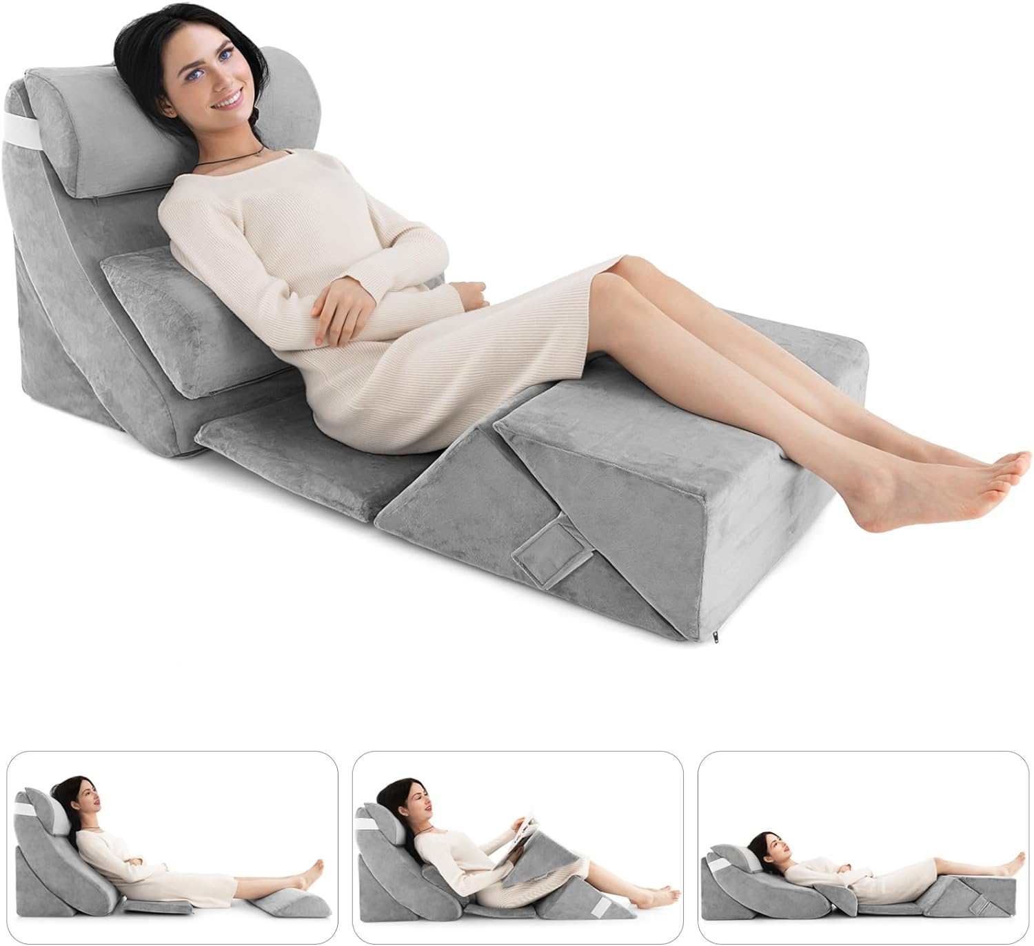 Ripieno Cuscino 70x90 Cm LILENO - Poliestere Lavabile 40°C, Ipoallergenico, Morbido E Soffice - Foto 2