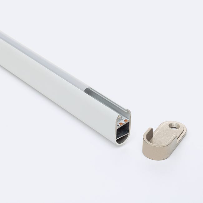 Profilé Aluminium Barre Accrochage Vêtements d'Armoires pour Rubans LED ...