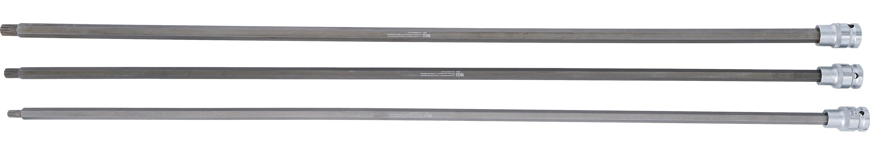 Jeu de douilles à embouts | longueur 800 mm | 12,5 mm (1/2