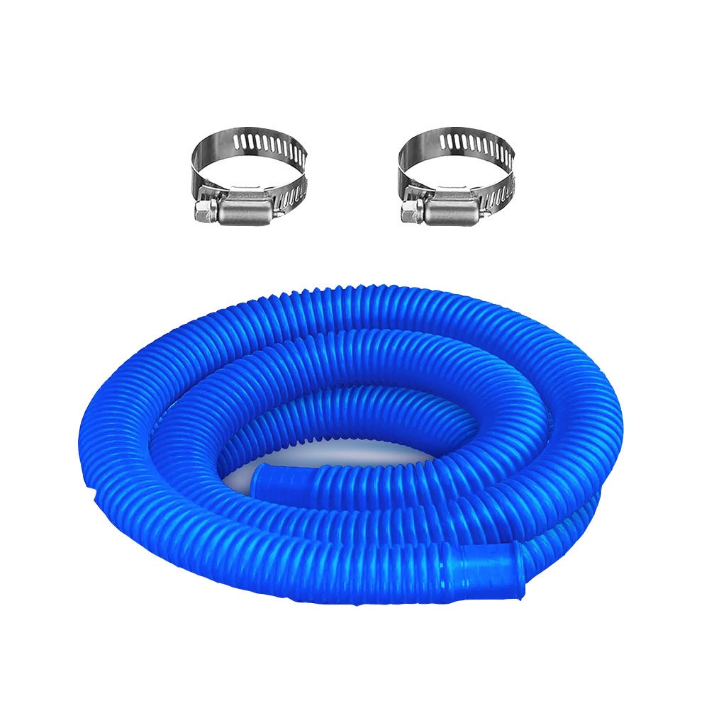 Wąż basenowy, 32 mm, przewód wodny 1,5 m, pogrubiony przewód wodny (Niebieski)