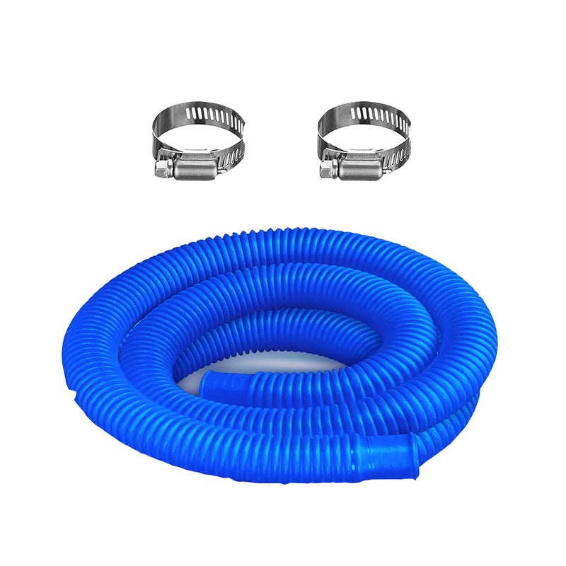 Wąż basenowy, 32 mm, przewód wodny 1,5 m, pogrubiony przewód wodny (Niebieski)