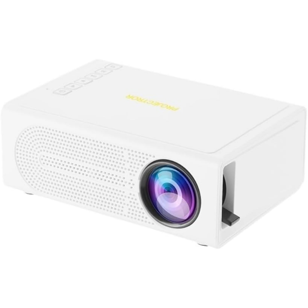 Mini projektor przenośny zewnętrzny M200 – przewodowy LED, wyświetlający obraz z ekranu telefonu, kompatybilny z kinem domowym w rozdzielczości 1080p