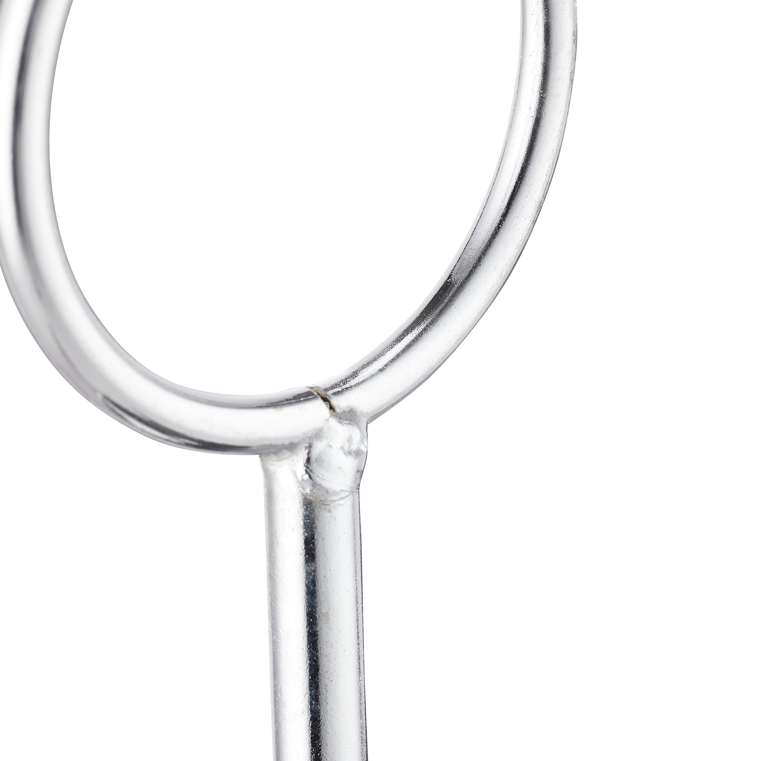 3x Fermaporta con Manico, Massiccio, Gommini Antigraffio, Porte e Finestre, Acciaio Inox, H: 20,5 cm, Argento - 7