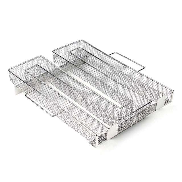 Wiltec Generador de humo frío 22,5x22,5x5 cm ahumador para barbacoas de acero inoxidable horno de ahumado