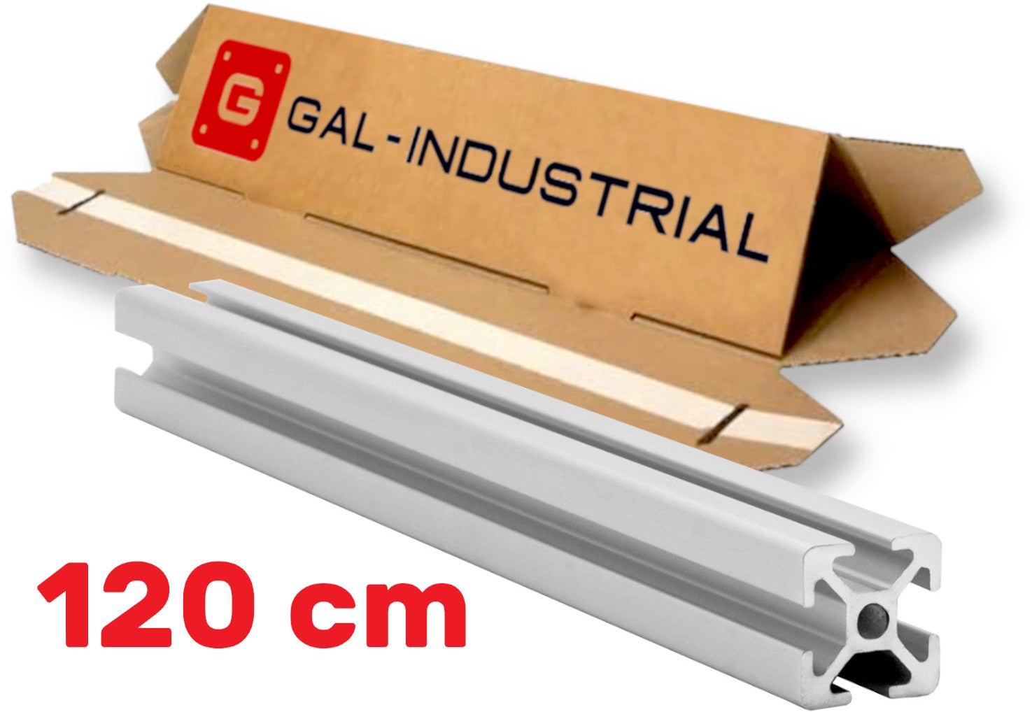 PROFIL KONSTRUKCYJNY ALUMINIOWY 20x20 [5] R 120cm + Cięcie na wymiar