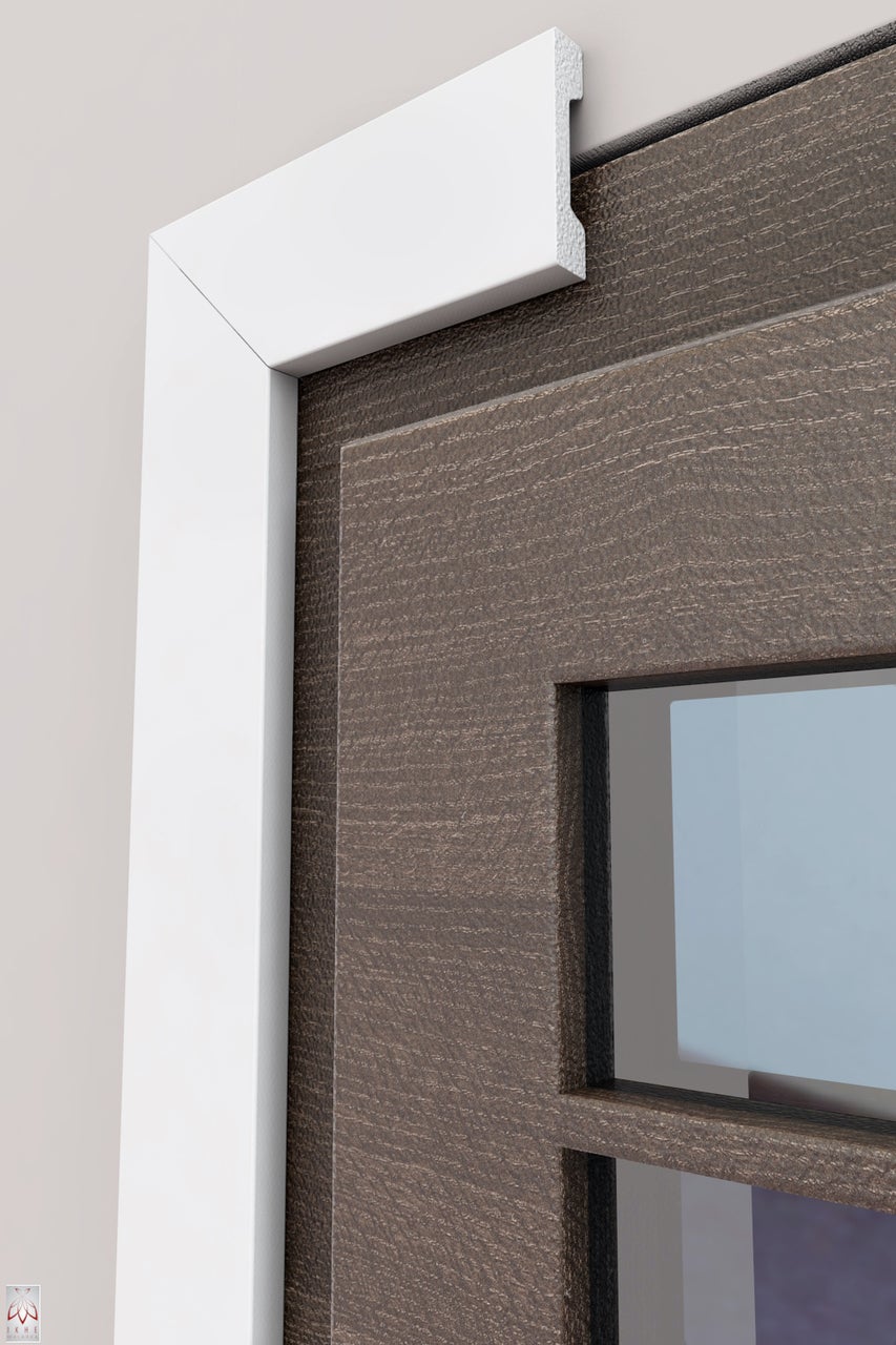 Plinthes 1 pièce / 2 mètres plinthe plinthe - blanc - matériau dur - décoration - mur - sol - plafond DP4 - 4
