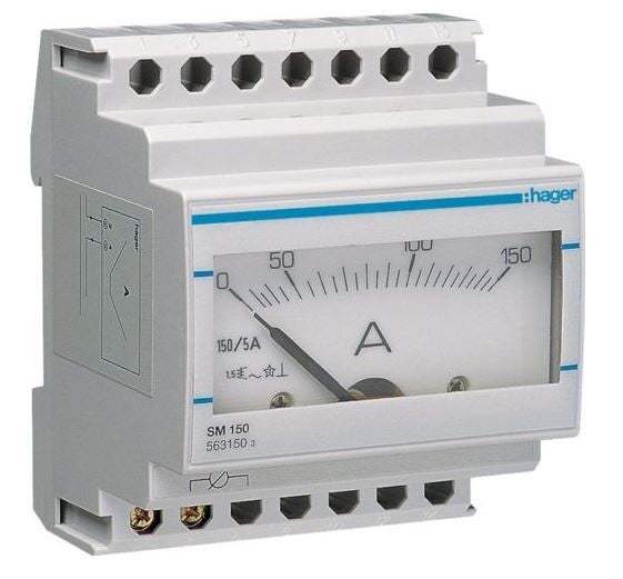 Amperometro Voltmetro Analogico 85C1 - DC 0-5A, Tester Di Corrente E Tensione Con Pannello Grande, Per Laboratorio E Fai Da Te