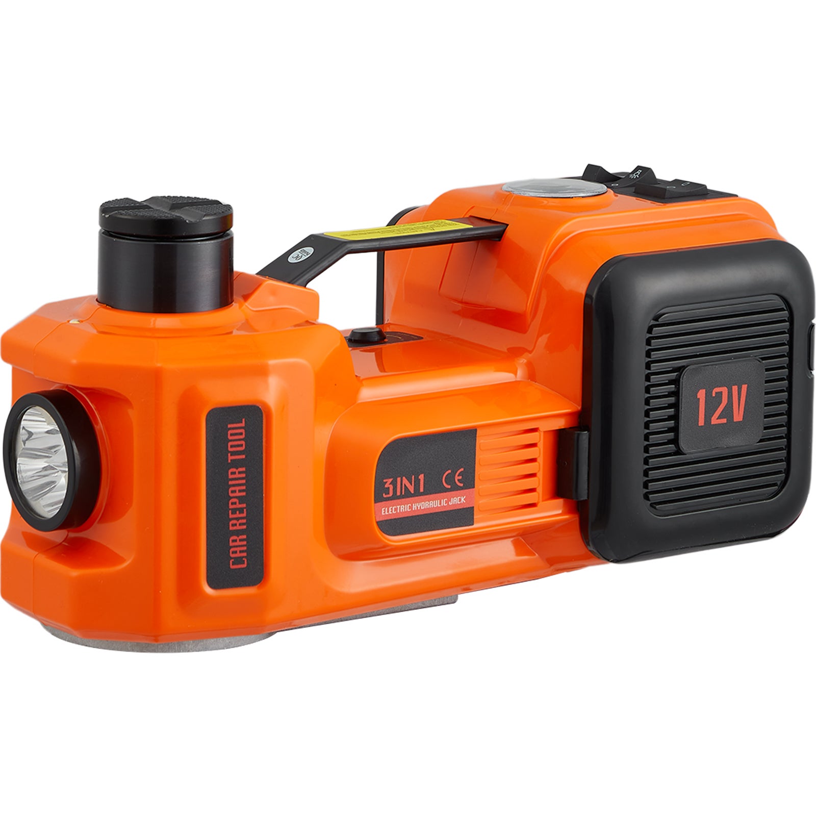 Macaco Elétrico SucceBuy Carro 5 T / 11.023 lb, Hidráulico com Inflador e Luz LED para Troca de Pneus e Reparos de Garagem - 3