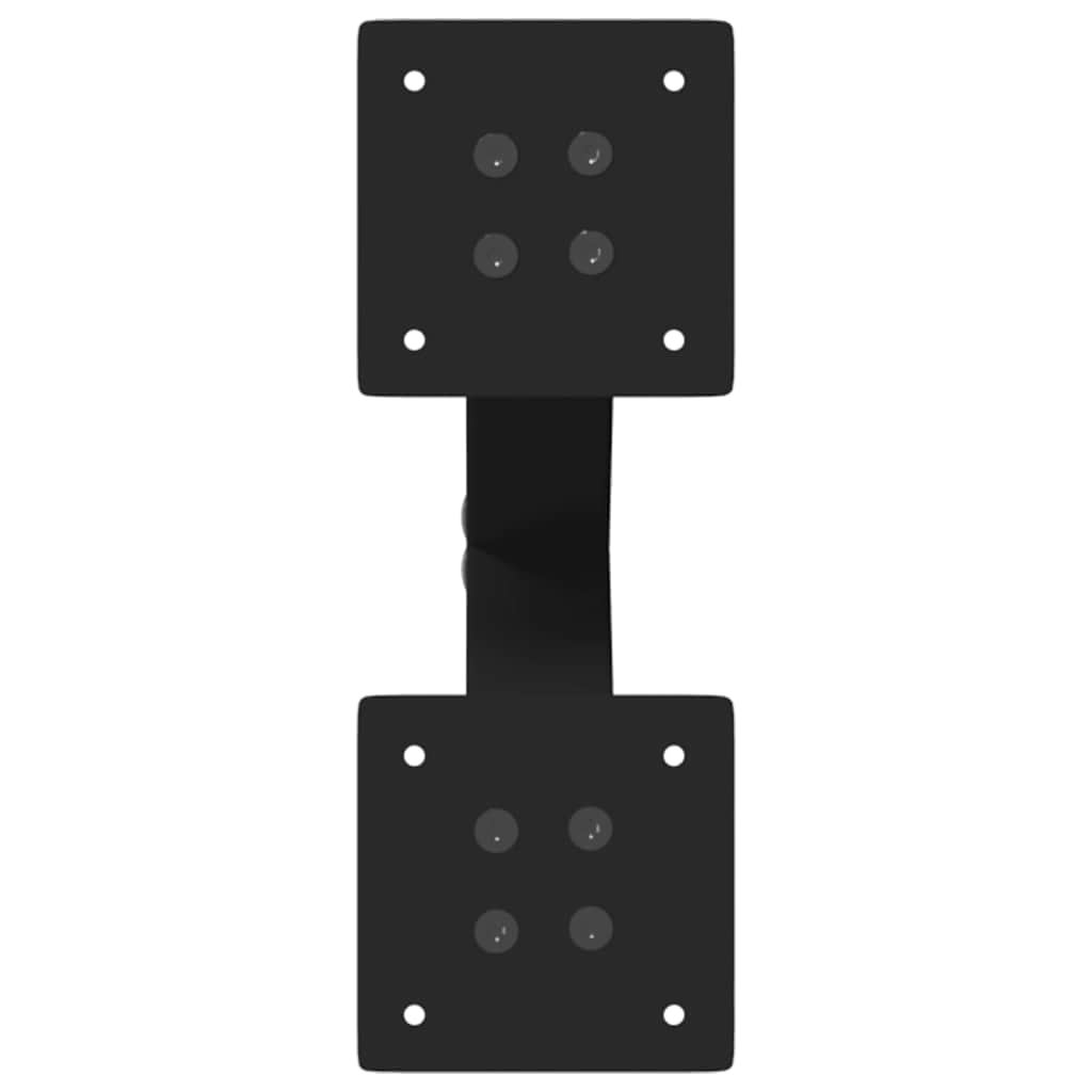 Pernas de mesa de centro Form X 2 unidades aço preto 38x(42-43) cm - COMFORTXL - 7